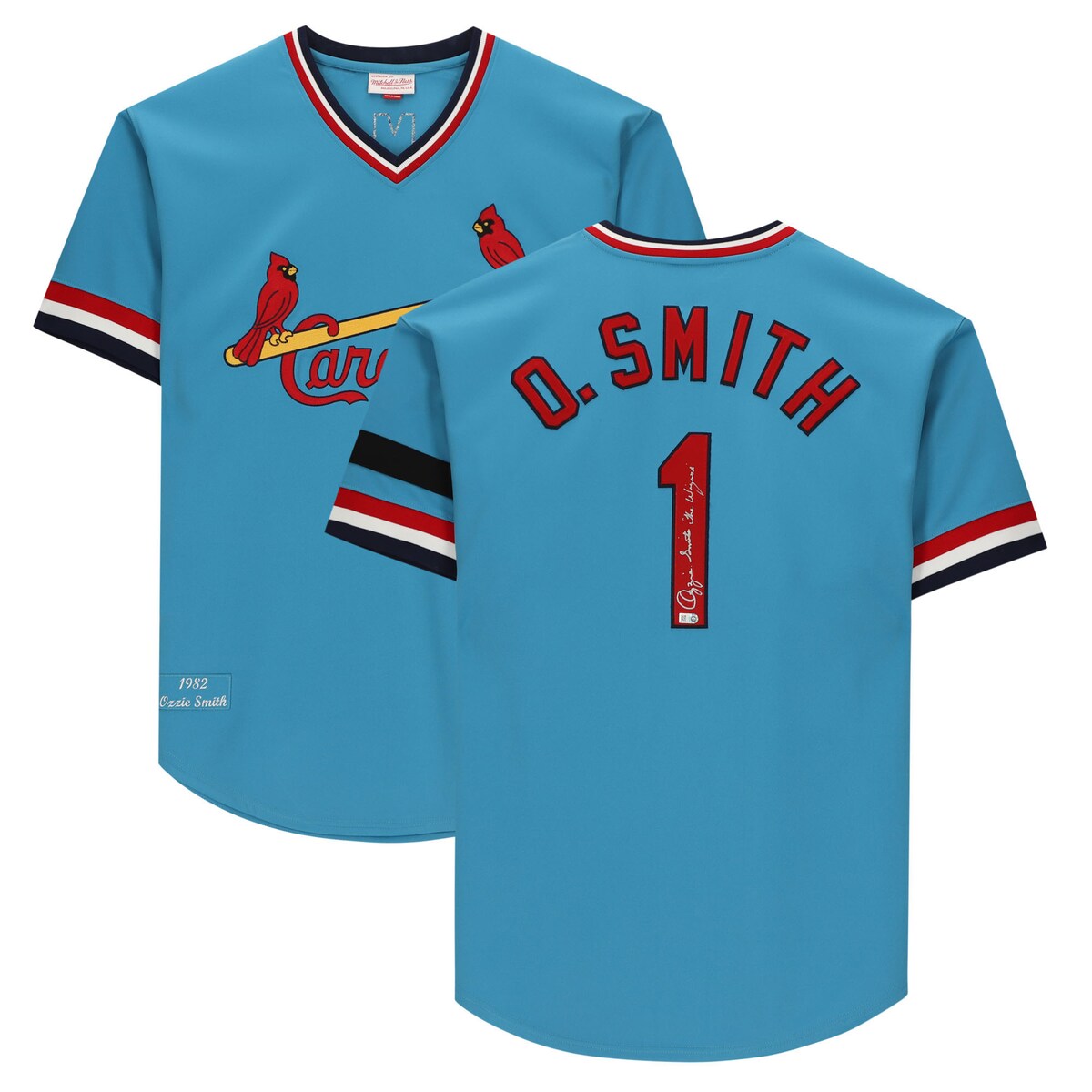 MLB カージナルス オジー・スミス 直筆サイン ユニフォーム Fanatics（ファナティクス） (Aut Jersey MLB 7242020)