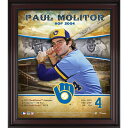 MLB ブルワーズ ポール・モリター コレクタブルフォト Fanatics ファナティクス 15x17 HOF Profile MLB 