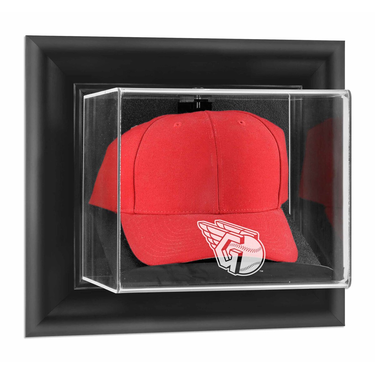 Take your collection of Cleveland Guardians memorabilia to the next level with this Black Framed Wall-Mounted Logo Cap Display Case. Whether displayed in your home or office, it's the perfect way to highlight your passion for the Cleveland Guardians for years to come.Memorabilia not includedDisplay case measures approx. 18'' x 17'' x 15''Ready to hangOfficially licensedBrand: Fanatics Authentic