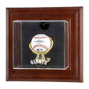 MLB ジャイアンツ コレクタブル用 野球ボールケース（ボール無し） Fanatics（ファナティクス） ブラウン (Fr Mount Baseball Display Case)