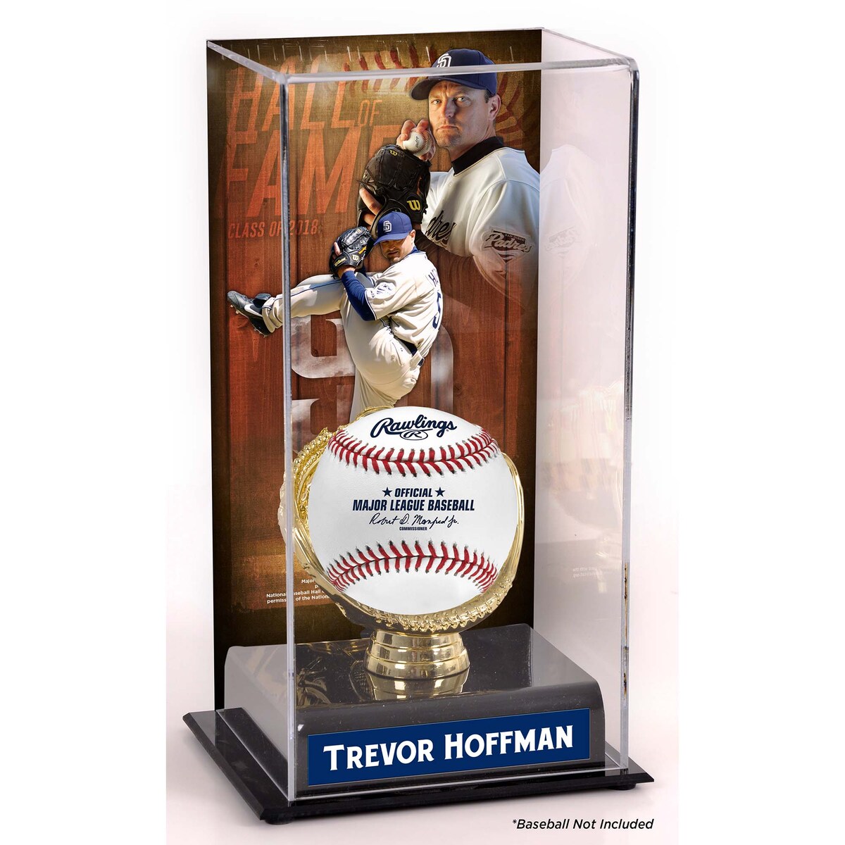 MLB パドレス トレバー・ホフマン コレクタブル用 野球ボールケース（ボール無し） Fanatics（ファナティクス） (UNS TALL DISPLAY CASE 44789)