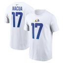 【公式グッズ】NFL ラムズ プカ・ナクア ネーム&ナンバー Tシャツ Nike/ナイキ メンズ ホワイト (23 Men's Nike Player N&N SST)(4)