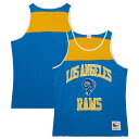 NFL ラムズ タンクトップ Mitchell & Ness（ミッチェル＆ネス） メンズ ロイヤル (NFL HERITAGE COLOR BLOCKED TANK TOP)