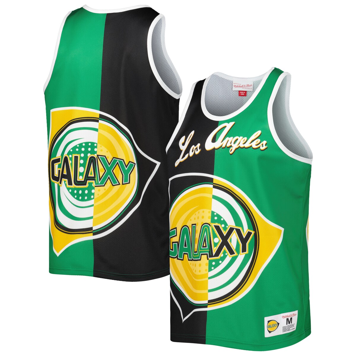 This LA Galaxy Sublimated Split Logo tank top from Mitchell & Ness is a unique way to show off your fandom. The vibrant ...