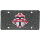 MLS トロントFC カー用品・カーアクセサリー Stockdale (STO MLS Acrylic Glitter License Plate)