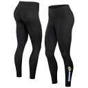 Flaunt your team spirit in a charming fashion with these fresh Los Angeles Rams Stacked leggings by Fanatics Branded. An elastic waistband and comfortable stretchy fabric make these bottoms perfect for a workout or a relaxed game day outfit. Subtle yet striking Los Angeles Rams graphics down the leg add flair.Inseam on size S measures approx. 26.5"Screen print graphicsFlatlock stitchingMachine wash, tumble dry lowImportedOfficially licensedMaterial: 95% Polyester/5% SpandexBrand: Fanatics BrandedElastic waistband