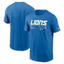 NFL ライオンズ Tシャツ Nike ナイキ メンズ ブルー (23 NFL FANGEAR Men's Nike Division Essential SST)