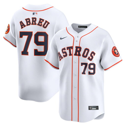 【公式グッズ】MLB アストロズ ホセ・アブレウ リミテッド ユニフォーム Nike ナイキ メンズ ホワイト (2024 Nike Men's Limited Player Jerseys - FTF NTP Master Style) 【公式グッズ】MLB アストロズ ホセ・アブレウ リミテッド ユニフォーム Nike ナイキ メンズ ホワイト (2024 Nike Men's Limited Player Jerseys - FTF NTP Master Style)