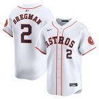 MLB アストロズ アレックス・ブレグマン リミテッド ユニフォーム Nike ナイキ メンズ ホワイト (2024 Nike Men's Limited Player Jerseys - FTF NTP Master Style)