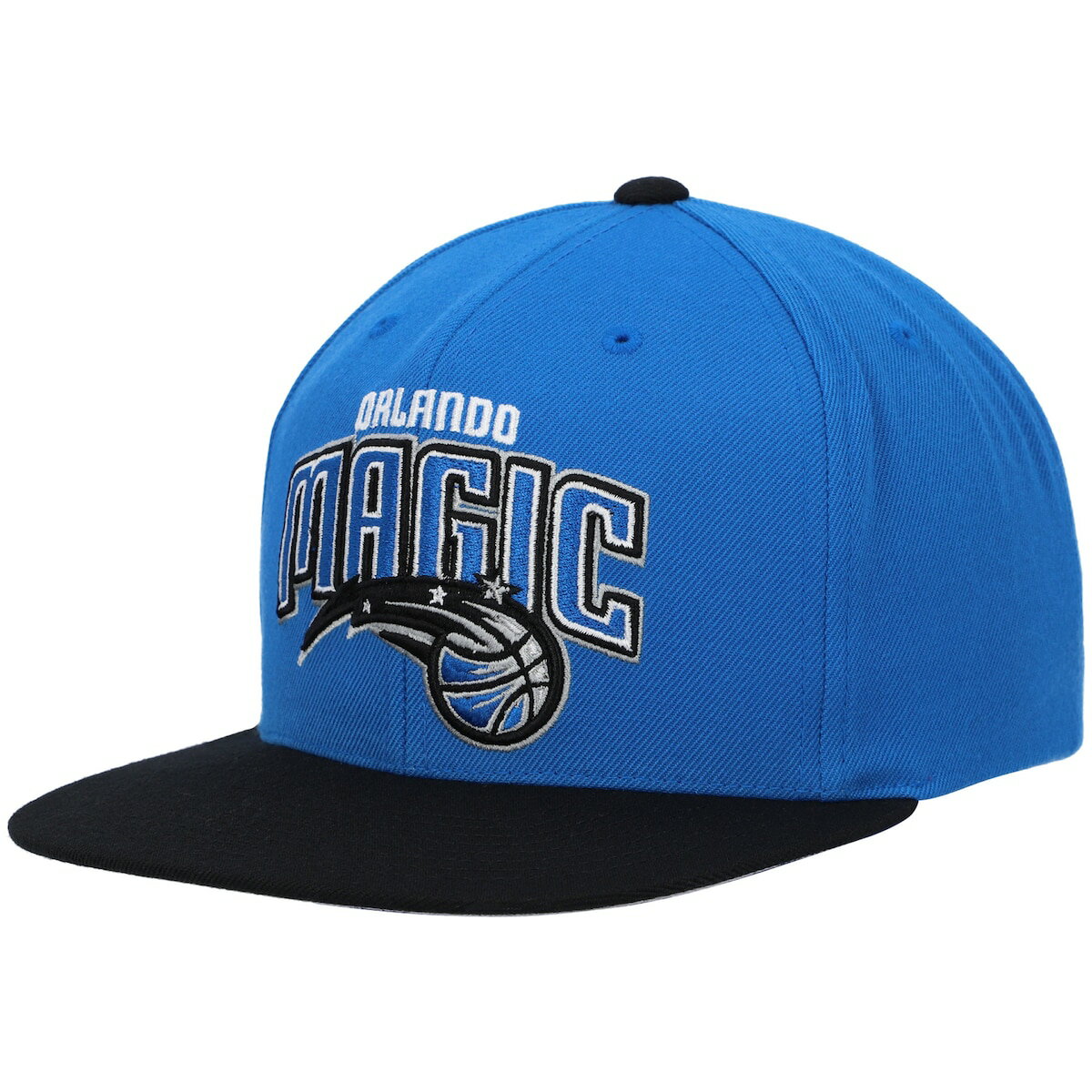 NBA マジック スナップバック キャップ Mitchell & Ness（ミッチェル＆ネス） メンズ ブルー (NBA MNC 2 Tone Wool Snapback)