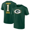 Show appreciation for Dad's care and support with this Green Bay Packers Father's Day T-shirt from Fanatics Branded. The shirt features classic team graphics on the front and a bold #1 on the back, reflecting his status as the biggest fan in your life. Made from classic, breathable cotton, this shirt ensures comfort and style for your dad during the next Green Bay Packers game day.Officially licensedBrand: Fanatics BrandedMachine wash, tumble dry lowImportedShort sleeveMaterial: 100% CottonCrew neckScreen print graphics