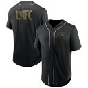 エントリーでポイント 5倍【公式グッズ】MLS LAFC ユニフォーム Fanatics(ファナティクス) メンズ ブラック (NUT S23 Men's Third Period Fashion Baseball Jersey)(4)