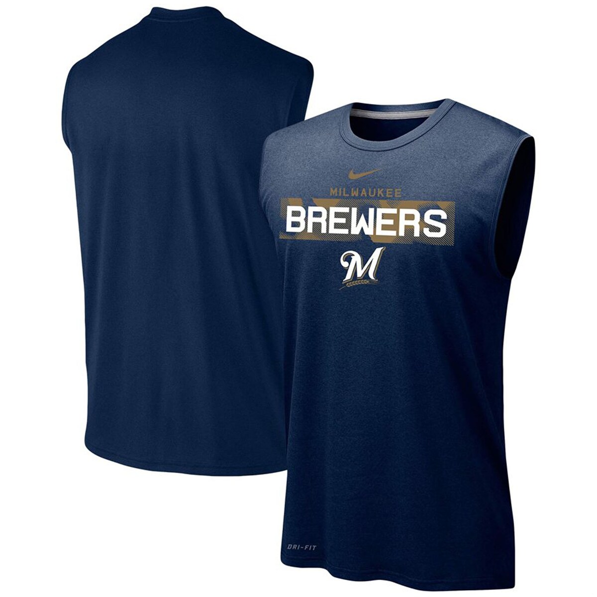 MLB ブルワーズ タンクトップ Nike ナイキ メンズ ネイビー (Men's MLB Legend Sleeveless Tank)