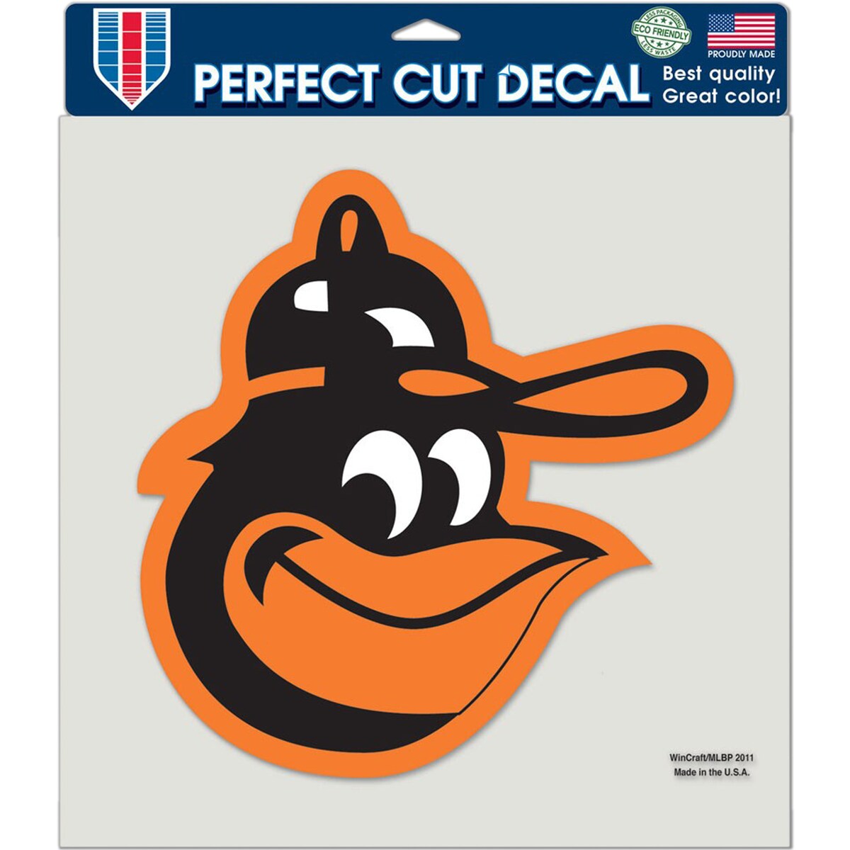 MLB オリオールズ カー用品・カーアクセサリー ウィンクラフト (8x8 Color Decal)