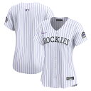 MLB ロッキーズ リミテッド ユニフォーム Nike ナイキ レディース ホワイト (2024 Nike Women's Limited Team Blank Jerseys - FTF NTP Master Style)