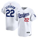 【公式グッズ】MLB ドジャース クレイトン・カーショウ リミテッド ユニフォーム Nike ナイキ メンズ ホワイト (2024 Nike Men's Lim...
