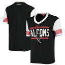 NFL ファルコンズ Tシャツ Mitchell & Ness（ミッチェル＆ネス） レディース ブラック (IVRCV19 Short Sleeve T-Shirt)