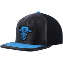 エントリーでポイント 5倍【公式グッズ】NBA ブルズ スナップバック キャップ Mitchell & Ness(ミッチェル&ネス) メンズ ブラック (NBA MNC NBA DAY ONE SNAPBACK)(4)