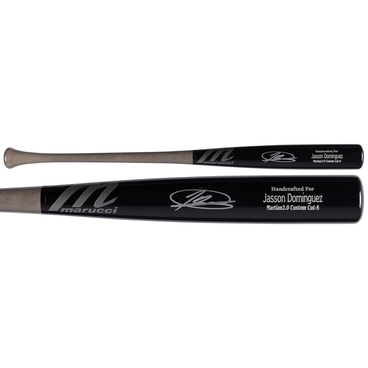If Jasson Dominguez is one of your favorite players on the New York Yankees, then be sure to add this autographed Marucci Game Model Bat to your collection. Featuring a hand-signed signature from the youngest player in franchise history to hit a home run in his major league debut, it's the perfect way to showcase your support for Jasson Dominguez for years to come.Made in the USASignature may varyObtained under the auspices of the Major League Baseball Authentication Program and can be verified by its numbered hologram at MLB.comBrand: Fanatics AuthenticOfficially licensed