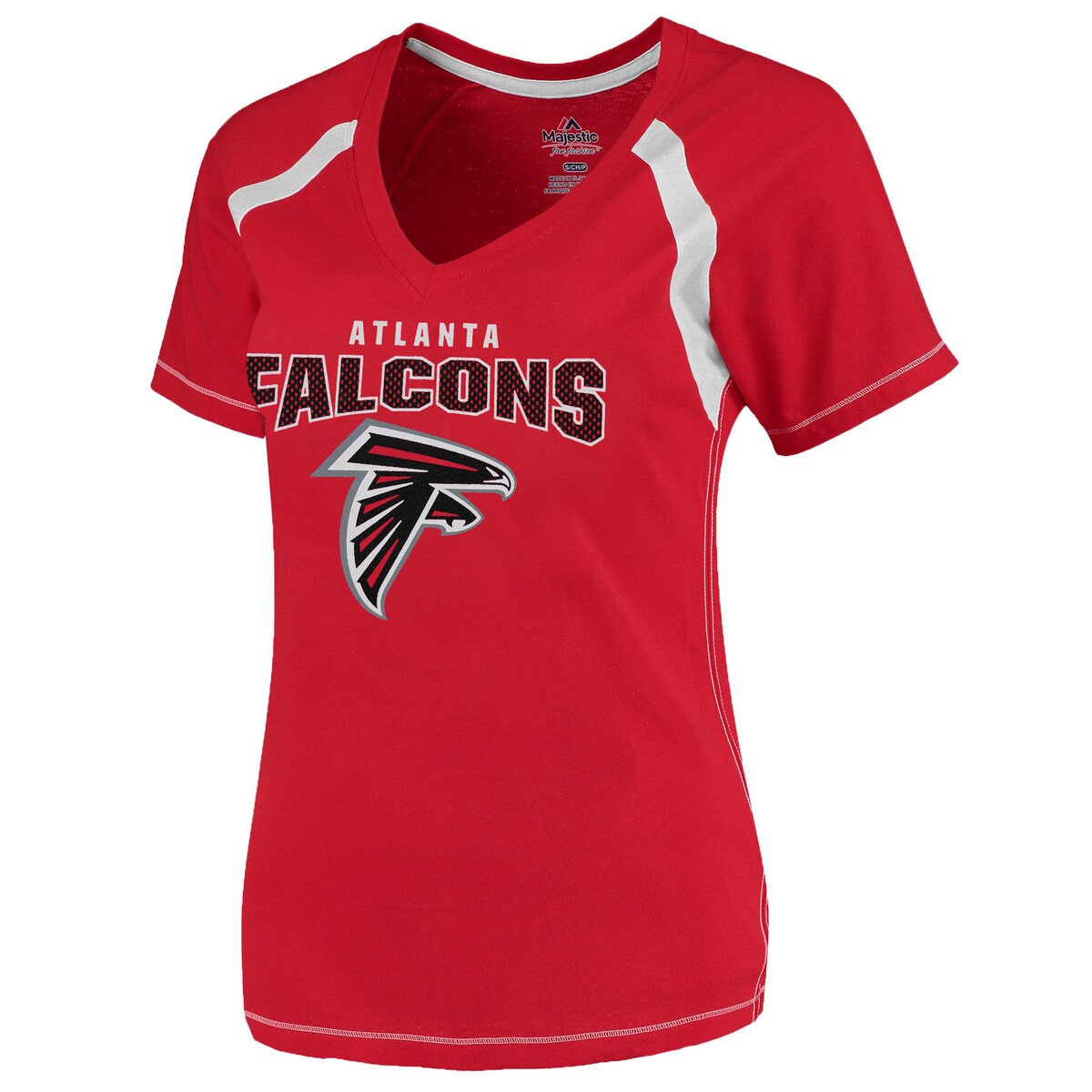 NFL ファルコンズ Tシャツ Majestic（マジェスティック） レディース レッド (17 Women's PLUS Day Game SST)