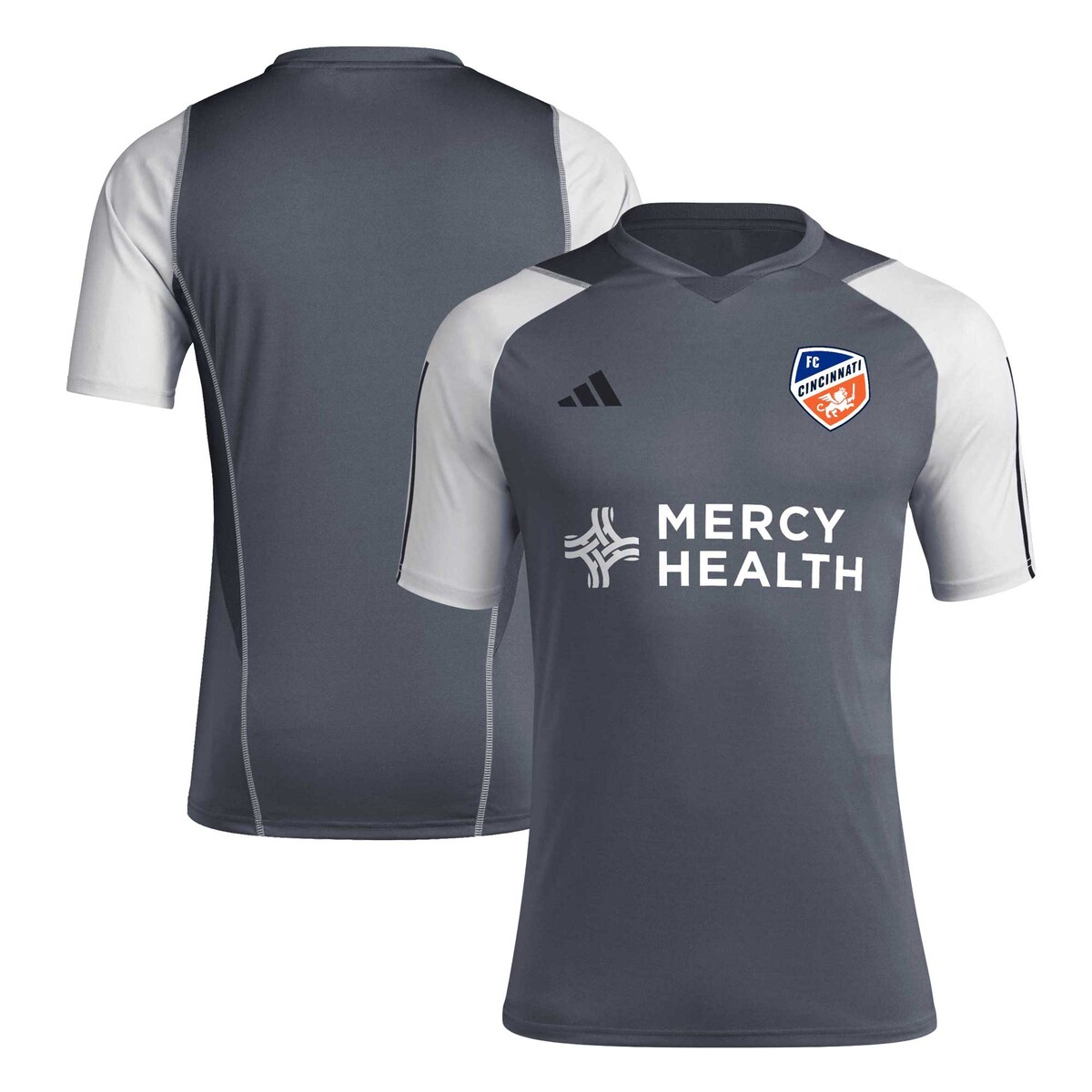 アディダス MLS FCシンシナティ トレーニングウェア Adidas（アディダス） メンズ グレイ (ADI 2024 Men's Training Jersey)