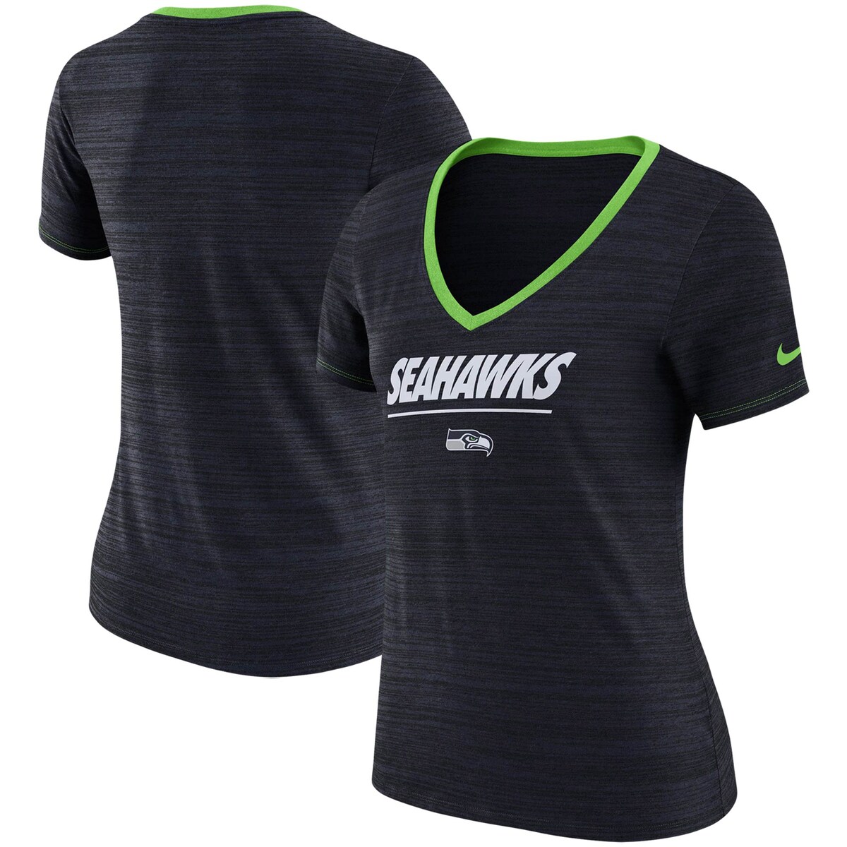 NFL シーホークス Tシャツ Nike ナイキ レディース ヘザーネイビー (19 Women's Legend Velocity SST)