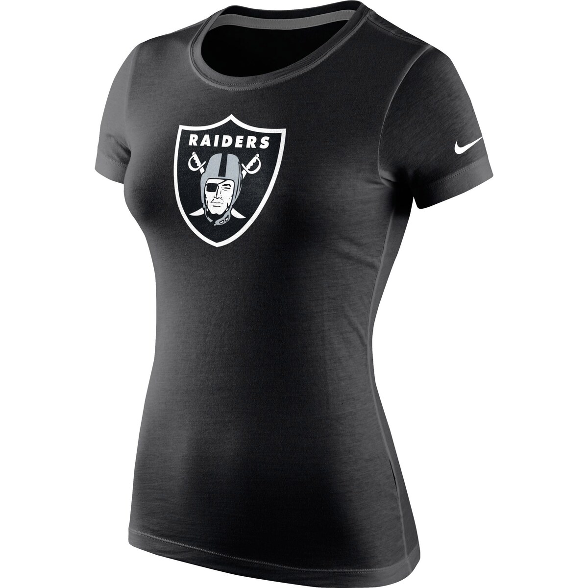 NFL レイダース Tシャツ Nike ナイキ レディース ブラック (14 Womens Logo Cotton Crew SST)