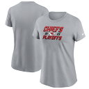 【公式グッズ】NFL チーフス Tシャツ Nike/ナイキ レディース グレイ (23 Womens Nike Playoff Participant Icon...