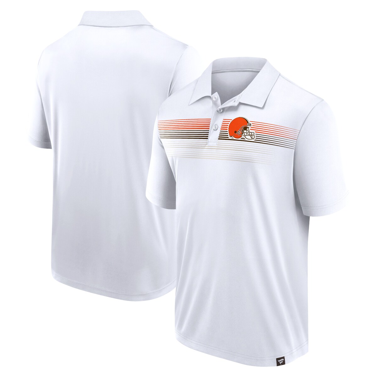 NFL ブラウンズ ポロシャツ Fanatics(ファナティクス) メンズ ホワイト (Mens NFL SP24 FB Victory For Us Poly Interlock Polo)