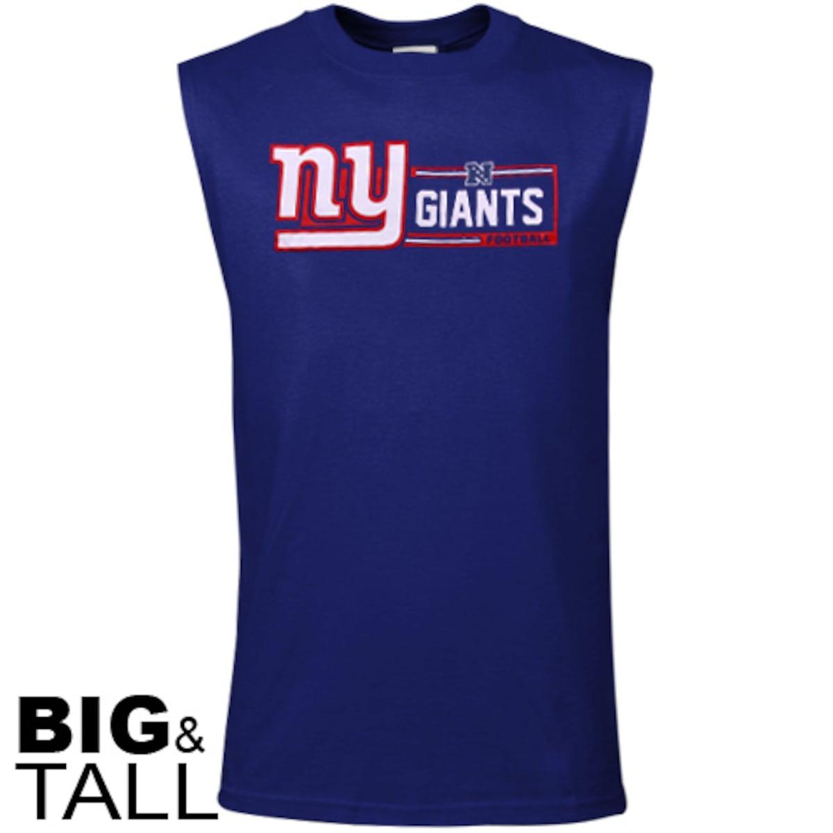 NFL ジャイアンツ タンクトップ Profile メンズ ロイヤル (Big & Tall Sleeveless T-Shirt)