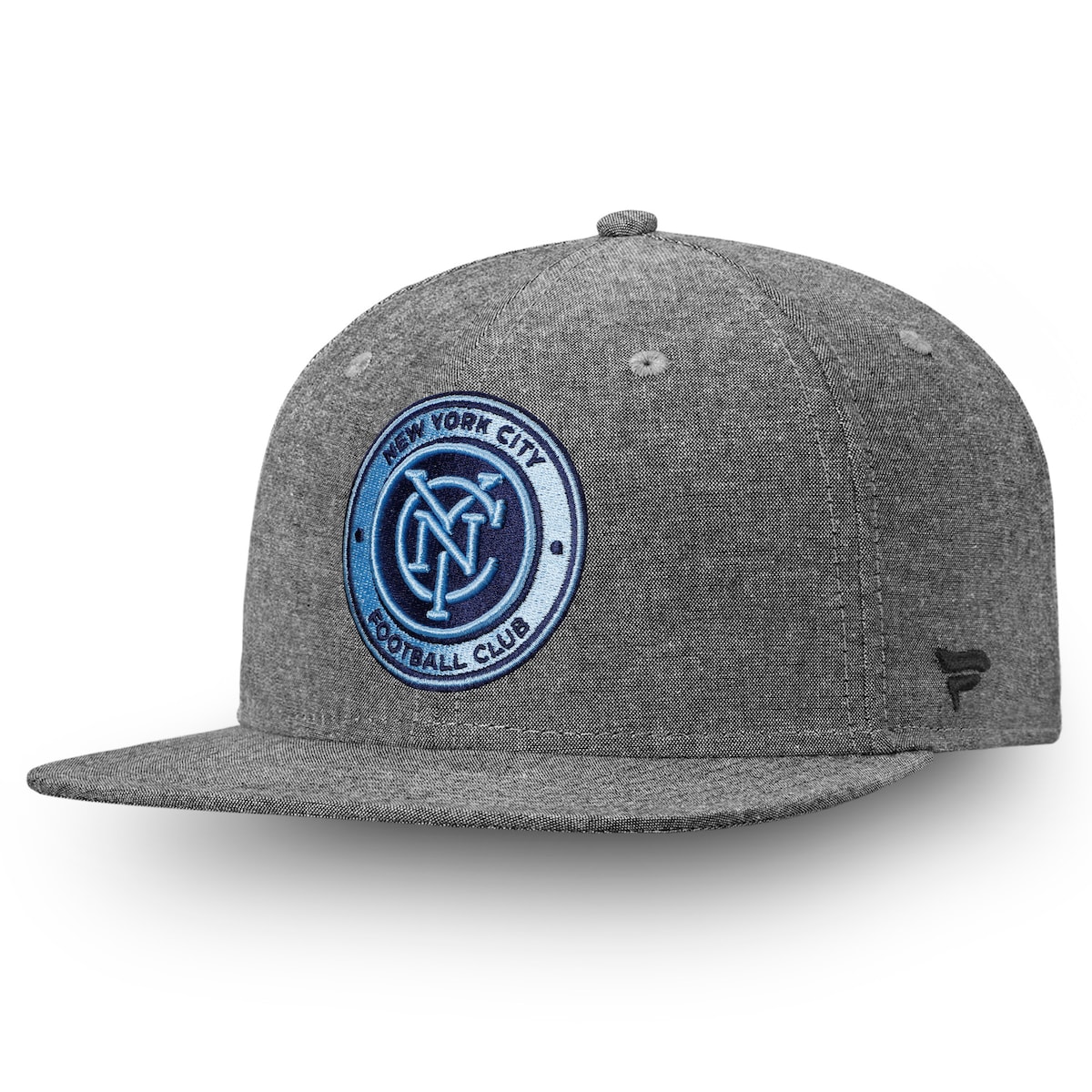 MLS ニューヨーク・シティFC アジャスタブルキャップ Fanatics（ファナティクス） メンズ ブラック (NUT S19 Men's Chambray Emblem Snapback)