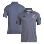 MLS FCシンシナティ ポロシャツ Adidas（アディダス） メンズ グレイ (ADI 2024 Men's Training Polo)