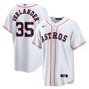 【公式グッズ】MLB アストロズ ジャスティン・バーランダー レプリカ ユニフォーム Nike ナイキ メンズ ホワイト (Men's MLB Nike Off...