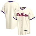 【公式グッズ】MLB フィリーズ レプリカ ユニフォーム Nike ナイキ メンズ クリーム (Men's Nike Replica Team Jersey)