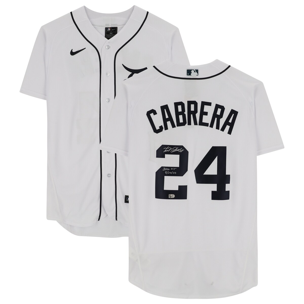 【MLB公式ホログラム付】MLB タイガース ミゲル・カブレラ 直筆サイン ユニフォーム Fanatics（ファナティクス） (AUT BB JERSEY 44971)