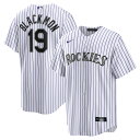 【公式グッズ】MLB ロッキーズ チャーリー・ブラックモン レプリカ ユニフォーム Nike ナイキ メンズ ホワイト (Men's MLB Nike Offi...