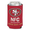 NFL 49ers 缶クーラー ウィンクラフト (NFL NFC Conference Champions 12oz Can Cooler-Champ)