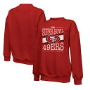 NFL 49ers トレーナー Majestic(マジェスティック) レディース スカーレット (24 Womens SB58 Bound Primetime ...