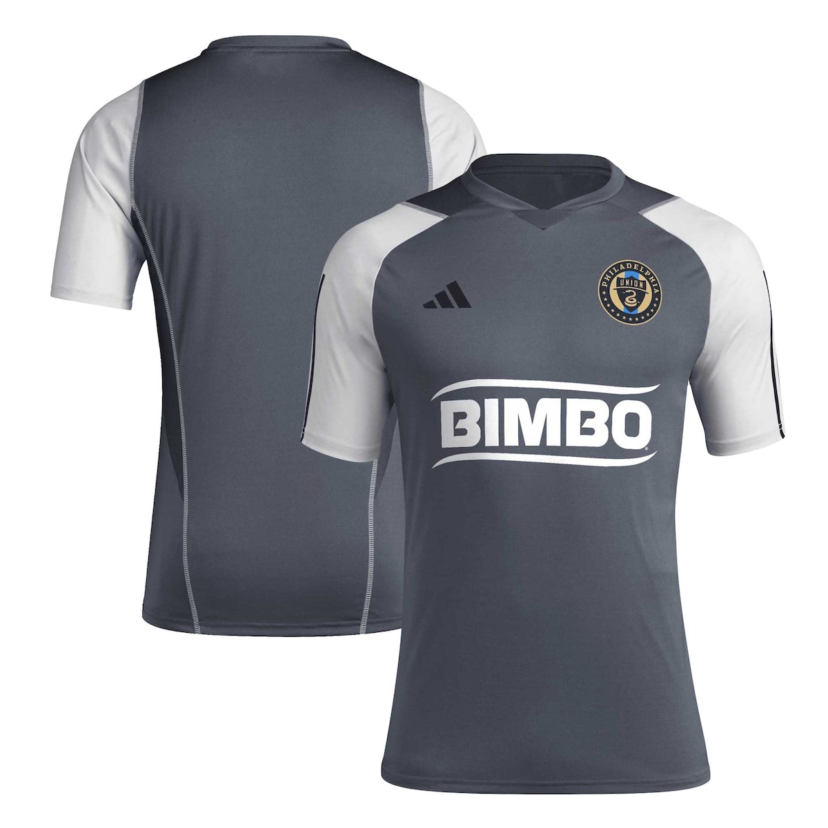 【公式グッズ】MLS ユニオン ユニフォーム Adidas（アディダス） メンズ グレイ (ADI 2024 Men's Training Jersey)