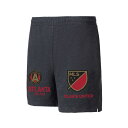 Equip your wardrobe for lounging on Atlanta United FC match day with these Multi-Logo shorts from Concepts Sport. They feature soft fabric and a flexible waistband for the most comfortable fit. Pockets keep your phone and the remote close at hand as you kick back in this comfy pair of Atlanta United FC shorts.Two side pocketsMaterial: 60% Cotton/40% PolyesterScreen print graphicsElastic waistbandOfficially licensedElastic waistband with drawstringMachine wash, tumble dry lowSide splits at bottom hemImportedBrand: Concepts SportInseam on size M measures approx. 6.25"