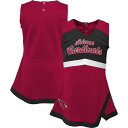 Your young little one looks like the ultimate Arizona Cardinals cheerleader in this Captain Jumper dress. It features a sleeveless construction and lightweight material that allows them to move freely. An unmistakable Arizona Cardinals design with bold team graphics and accents makes your tot the cutest fan in the room.ImportedMachine wash, tumble dry lowTwo-snap closure at back neckMaterial: 100% PolyesterOutseam on size 24M measures approx. 12.5"SleevelessOfficially licensedBrand: OuterstuffEmbroidered fabric applique