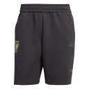 MLS LAFC サッカー用 ショーツ Adidas(アディダス) メンズ ブラック (ADI 2024 Men's Travel Short)
