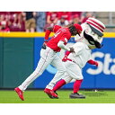Commemorate an unforgettable moment for Elly De La Cruz fans with this Running with Mr. Redlegs Photograph. It showcases the electric Cincinnati Reds rookie sensation warming up during his MLB debut to make it the perfect photo to display your team fandom for years to come.Made in the USABrand: Fanatics AuthenticOfficially licensed