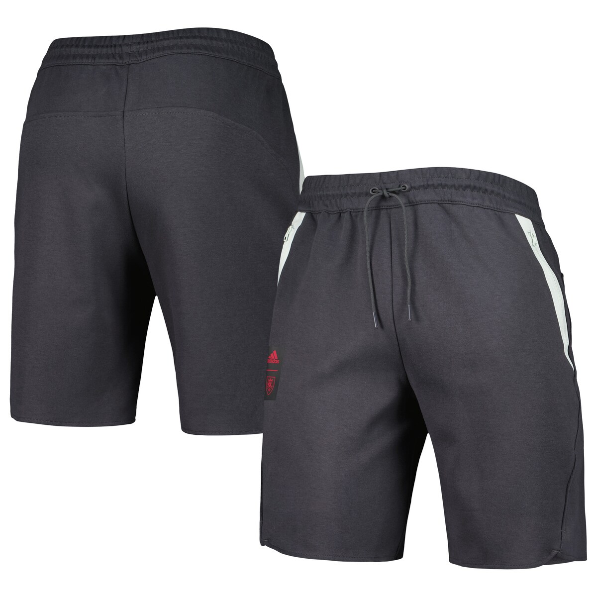 【公式グッズ】MLS ソルトレイク サッカー用 ショーツ Adidas/アディダス メンズ チャコール (ADI S23 Men's Travel Short)