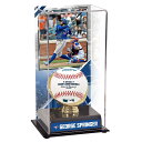 MLB ブルージェイズ ジョージ・スプリンガー コレクタブル用 野球ボールケース（ボール無し） Fanatics（ファナティクス） (UNS TALL BASEBALL DISPLAY CASE 482022)