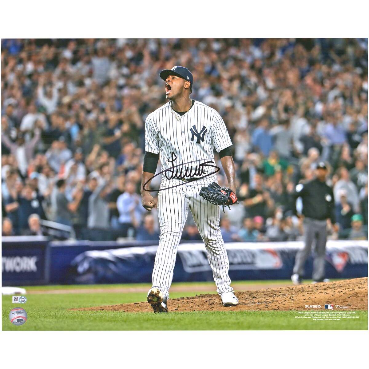 【MLB公式ホログラム付】MLB ヤンキース ルイス・セベリーノ 直筆サイン フォト （16x20） Fanatics（ファナティクス） (AUT 16x20 PHOTO 44762)