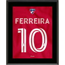 Commemorate your favorite FC Dallas player with this Jesus Ferreira 10.5" x 13" Crescendo Jersey Style Number 10 Sublima...
