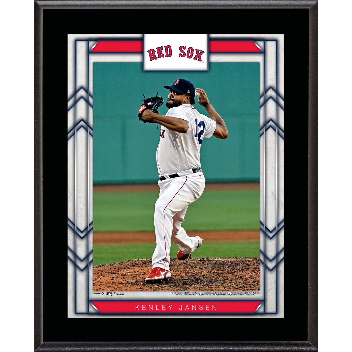 If your favorite player on the Boston Red Sox is Kenley Jansen, then be sure to pick up this 10.5" x 13" Sublimated Play...