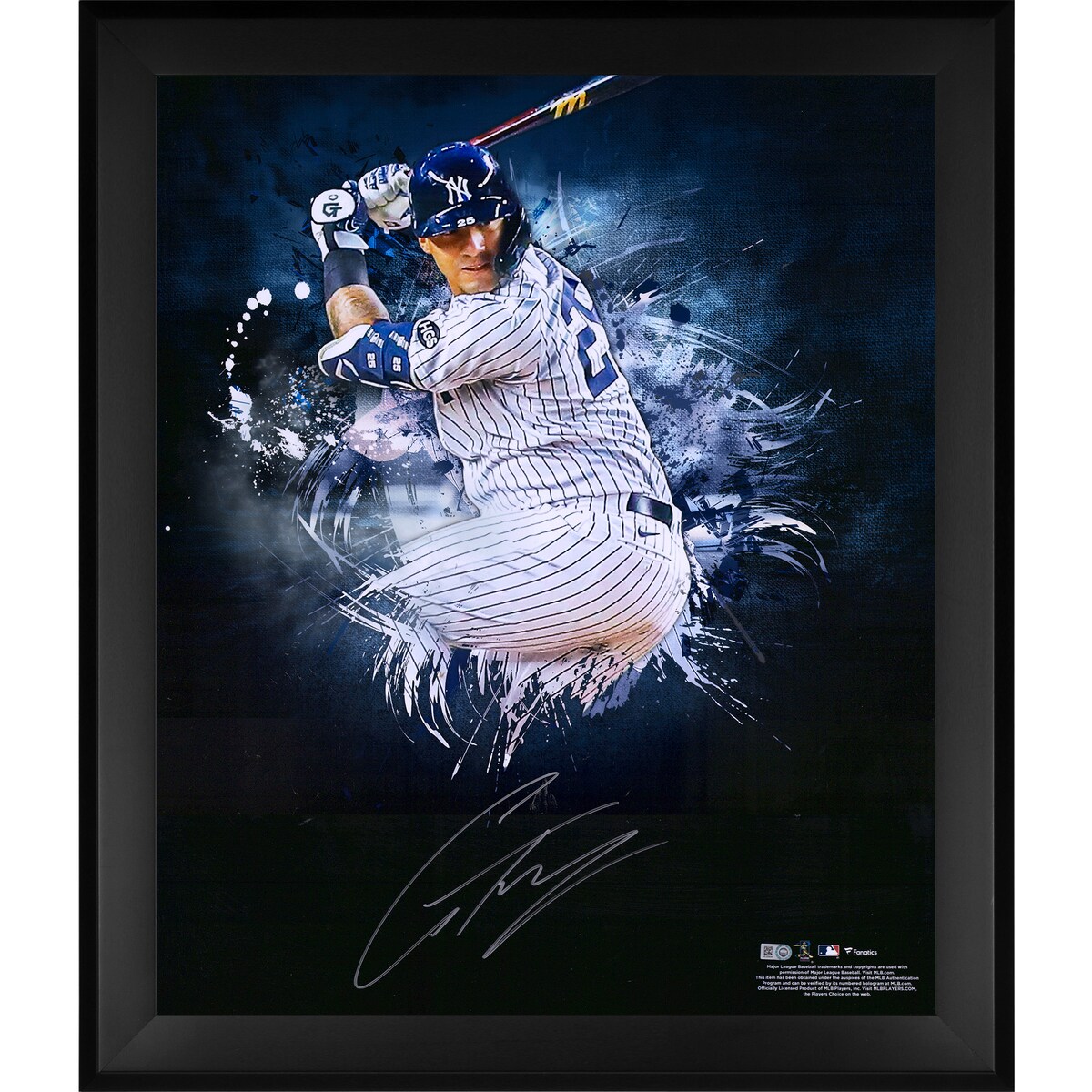 This 20" x 24" photograph has been personally hand-signed by Gleyber Torres. It has been obtained under the auspices of ...