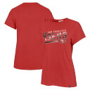 Rock retro style on San Francisco 49ers game day in this '47 Pep Up Frankie T-shirt. Its garment-washed process and distressed San Francisco 49ers graphics create a vintage, worn-in look. The ring-spun cotton fabric feels exceptionally soft and provides long-lasting wear.Brand: '47Officially licensedMaterial: 100% CottonImportedMachine wash, tumble dry lowDistressed screen print graphicsCrew neck